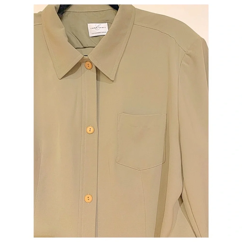 Flash Sale Emma James Sage Green Blazer Chic & Elegant Size 16